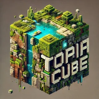 TopiaCube - Майнкрафт Сервер Telegram Gaming mini app